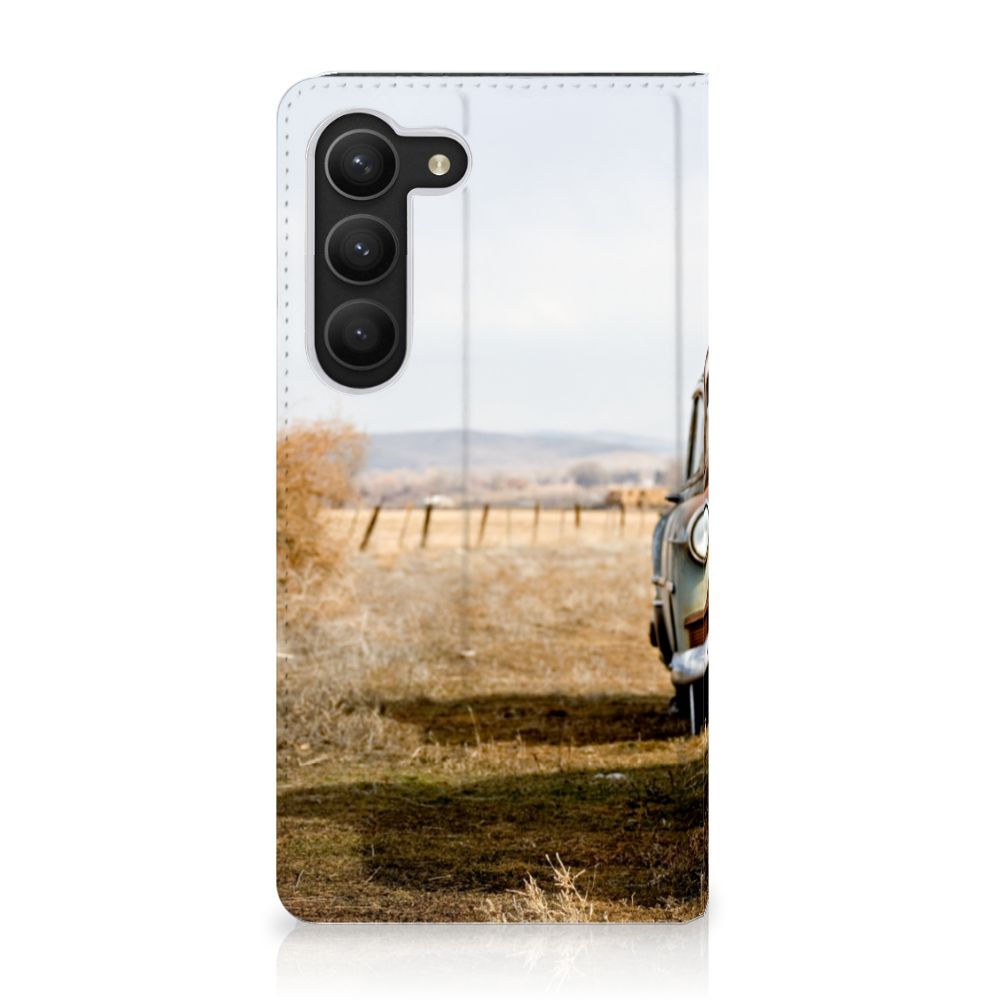Samsung Galaxy S23 Stand Case Vintage Auto - B2C Telecom