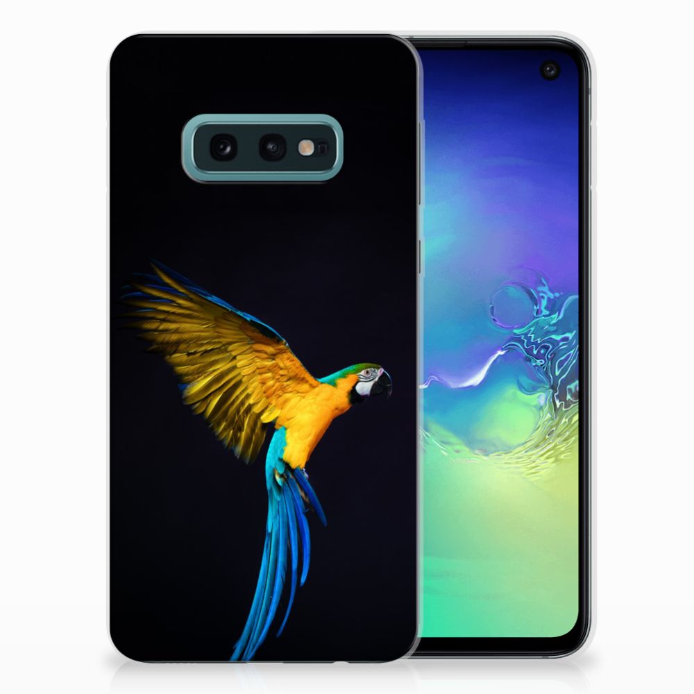 Samsung Galaxy S10e TPU Hoesje Papegaai