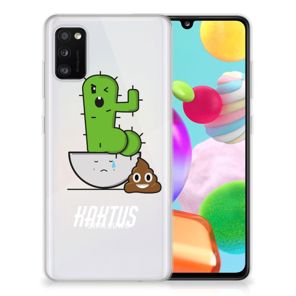 Samsung Galaxy A41 Telefoonhoesje met Naam Cactus Poo B2C Telecom