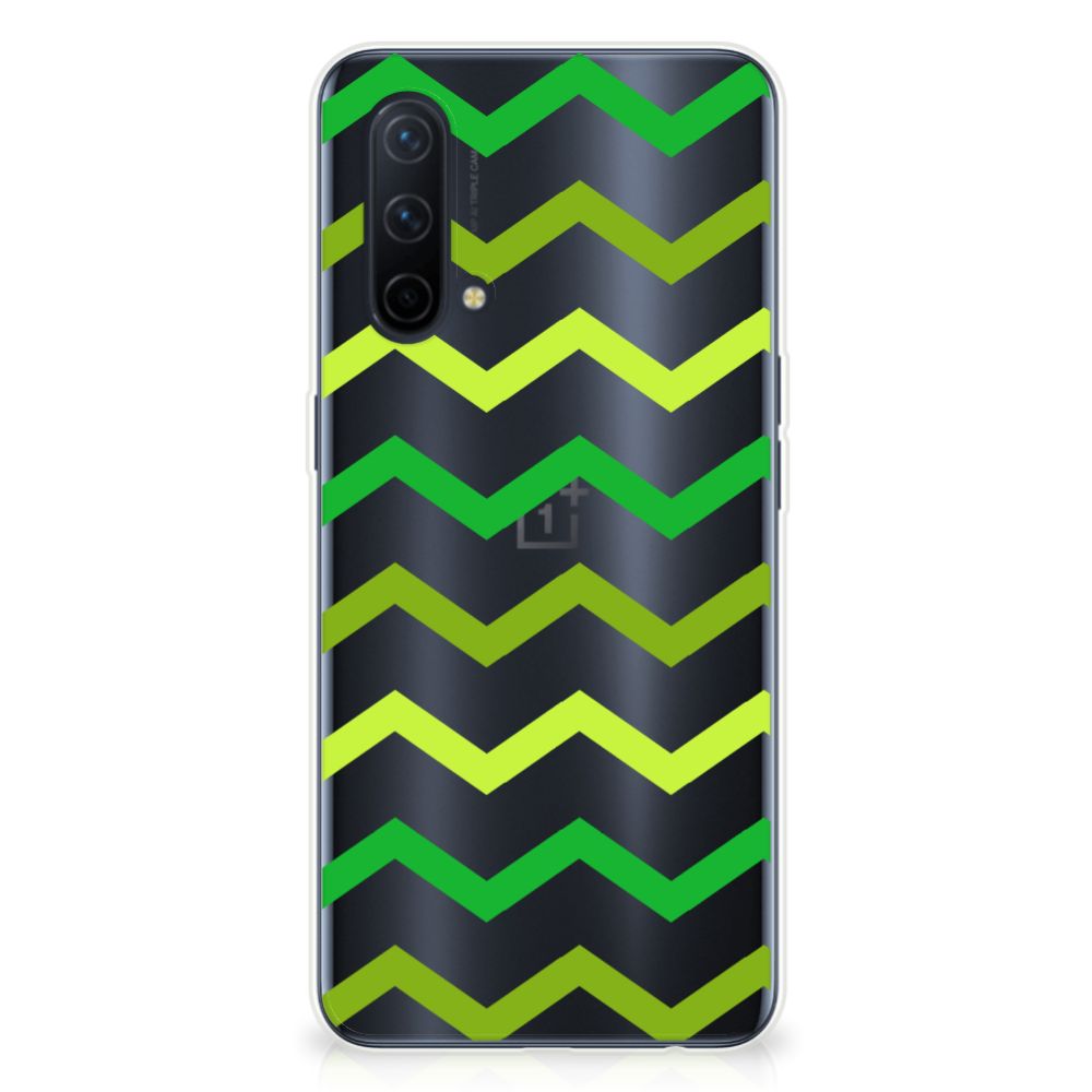 OnePlus Nord CE 5G TPU bumper Zigzag Groen B2C Telecom