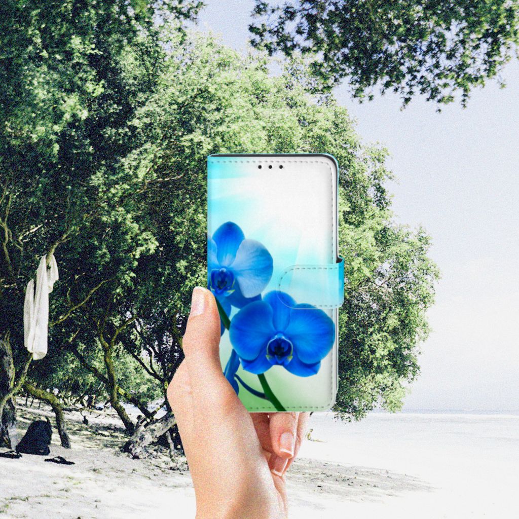 Xiaomi Redmi 7A Hoesje Orchidee Blauw - Cadeau voor je Moeder