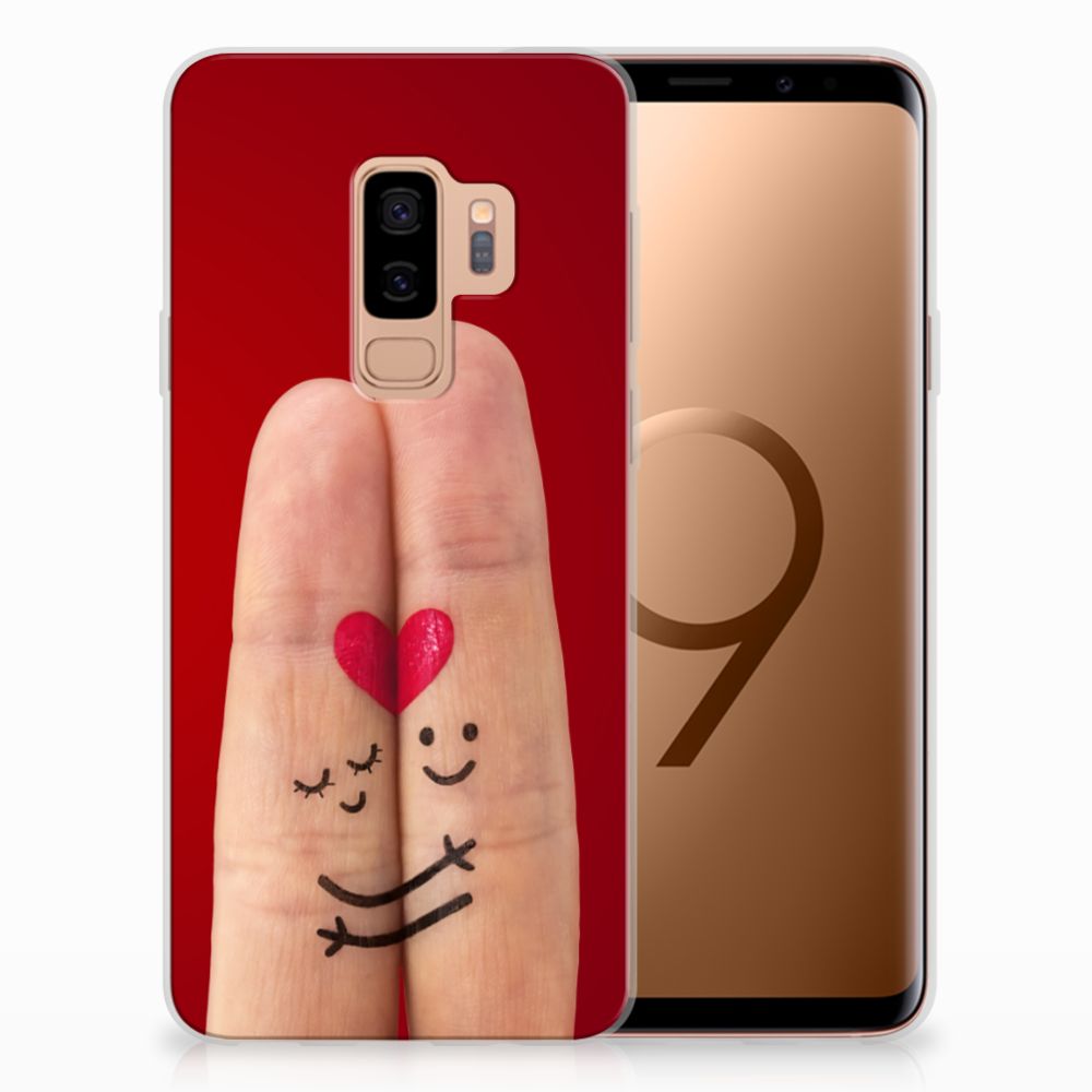 Samsung Galaxy S9 Plus Silicone Back Cover Liefde - Origineel Romantisch Cadeau