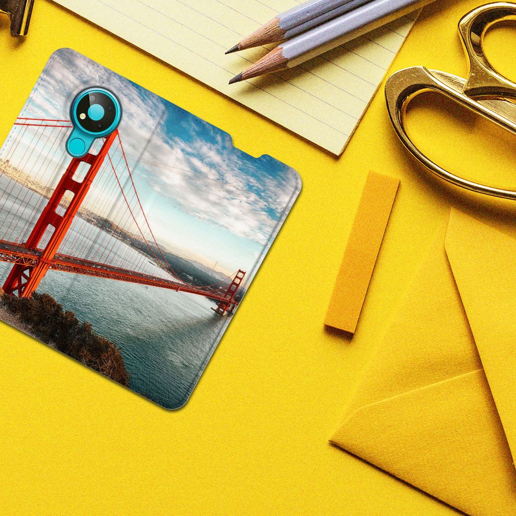Nokia 3.4 Book Cover Golden Gate Bridge - B2C Telecom