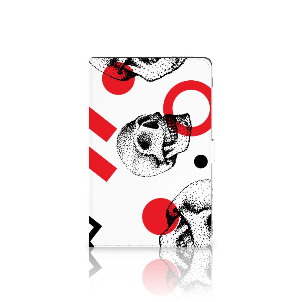 Tablettasje Lenovo Tab M10 Plus 3rd Gen 10.6 inch Skull Red