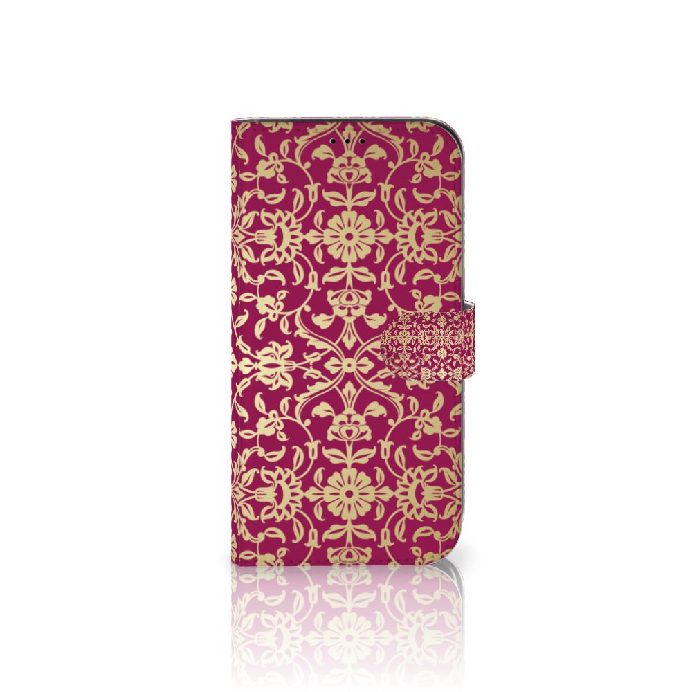 Wallet Case iPhone 13 Pro Max Barok Pink