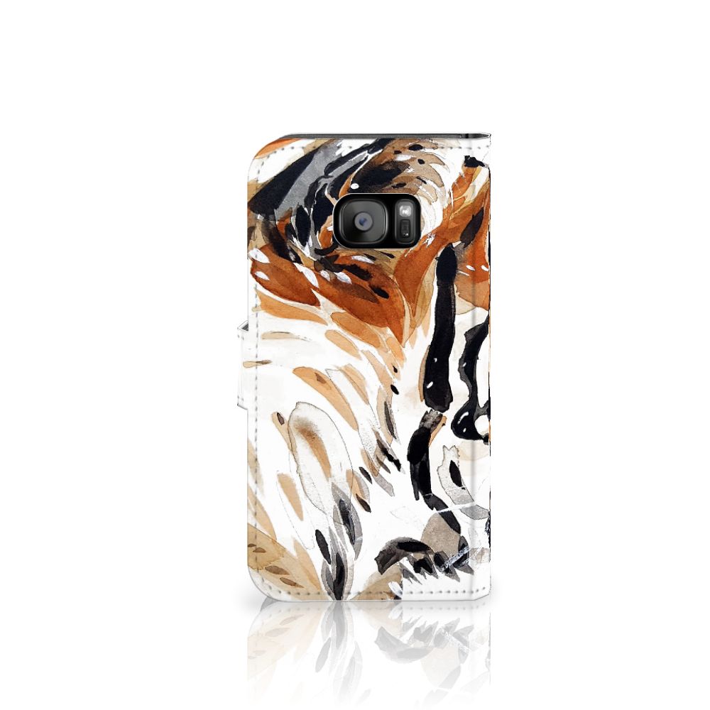 Hoesje Samsung Galaxy S7 Edge Watercolor Tiger