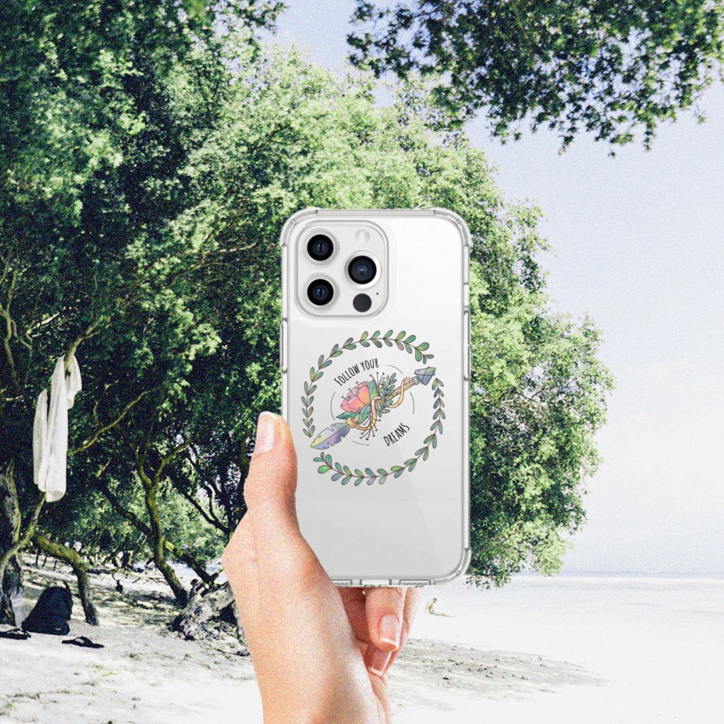 iPhone 13 Pro Max Stevig Bumper Hoesje Boho Dreams - B2C Telecom