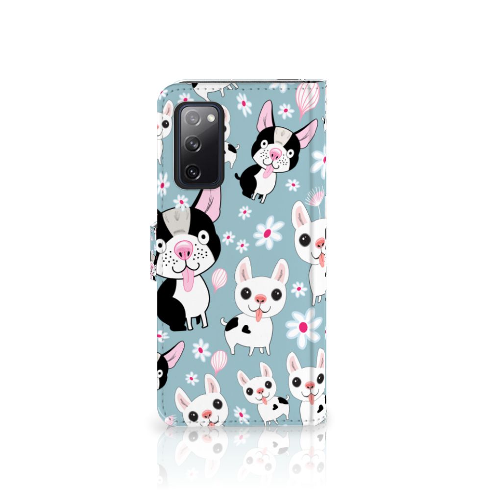 Samsung Galaxy S20 FE Telefoonhoesje met Pasjes Hondjes