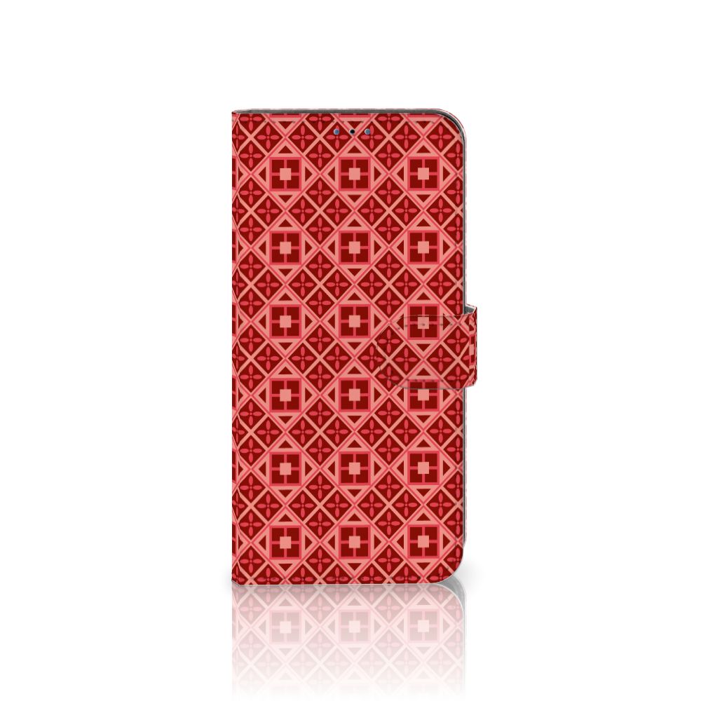 Samsung Galaxy A03s Telefoon Hoesje Batik Rood