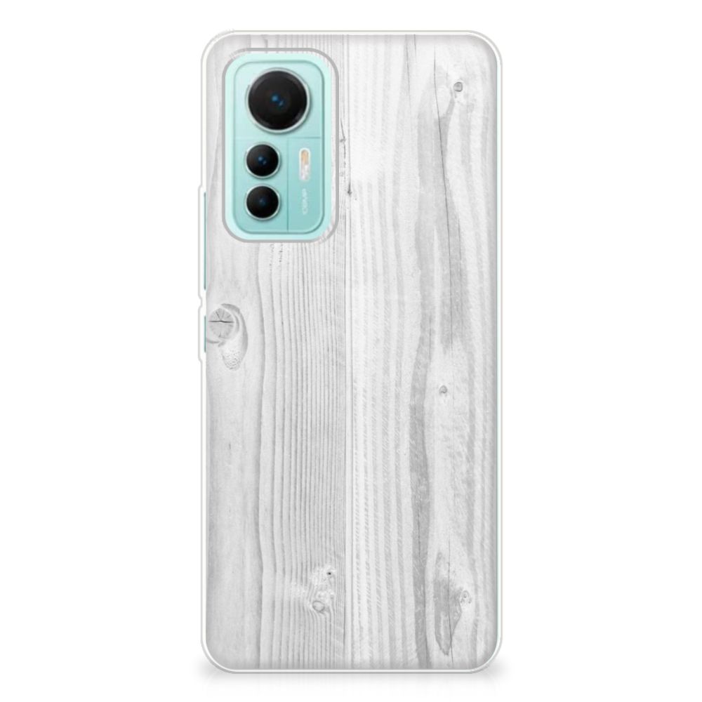 Xiaomi 12 Lite Bumper Hoesje White Wood B2C Telecom