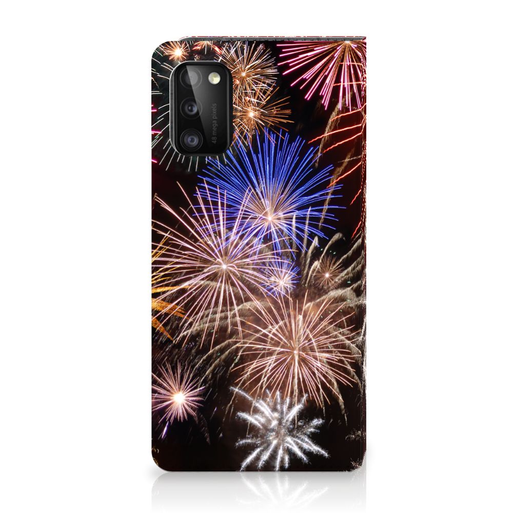 Samsung Galaxy A41 Hippe Standcase Vuurwerk - B2C Telecom