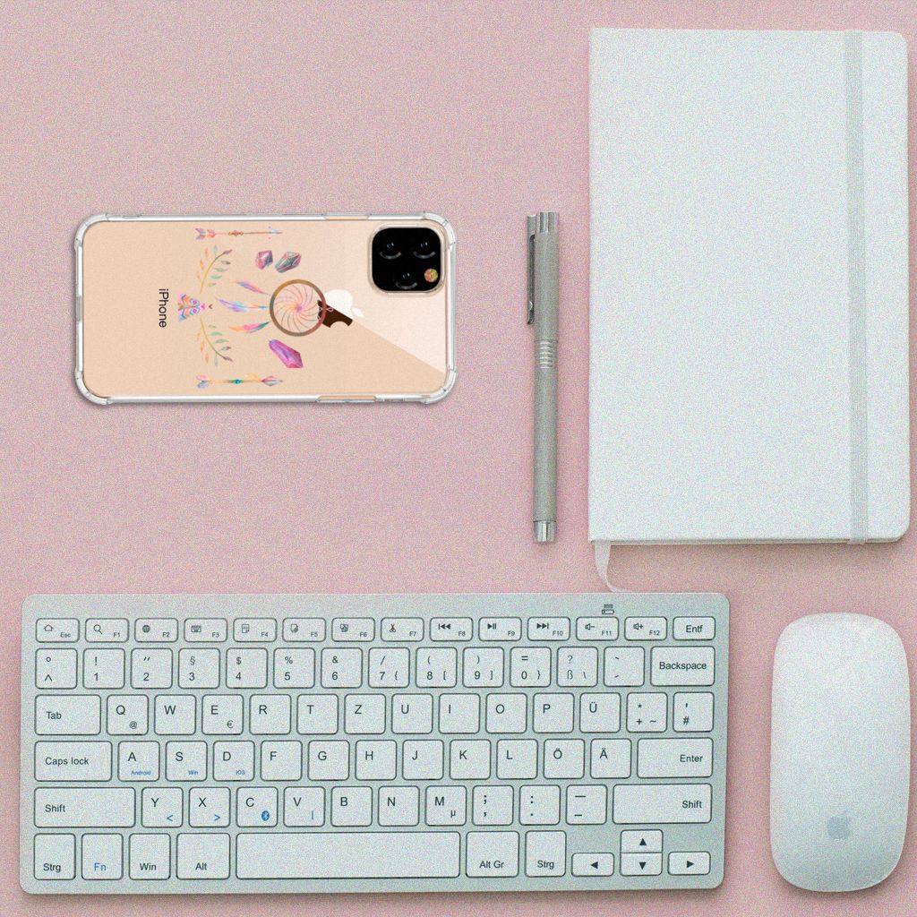 Apple iPhone 11 Pro Max Stevig Bumper Hoesje Boho Dreamcatcher
