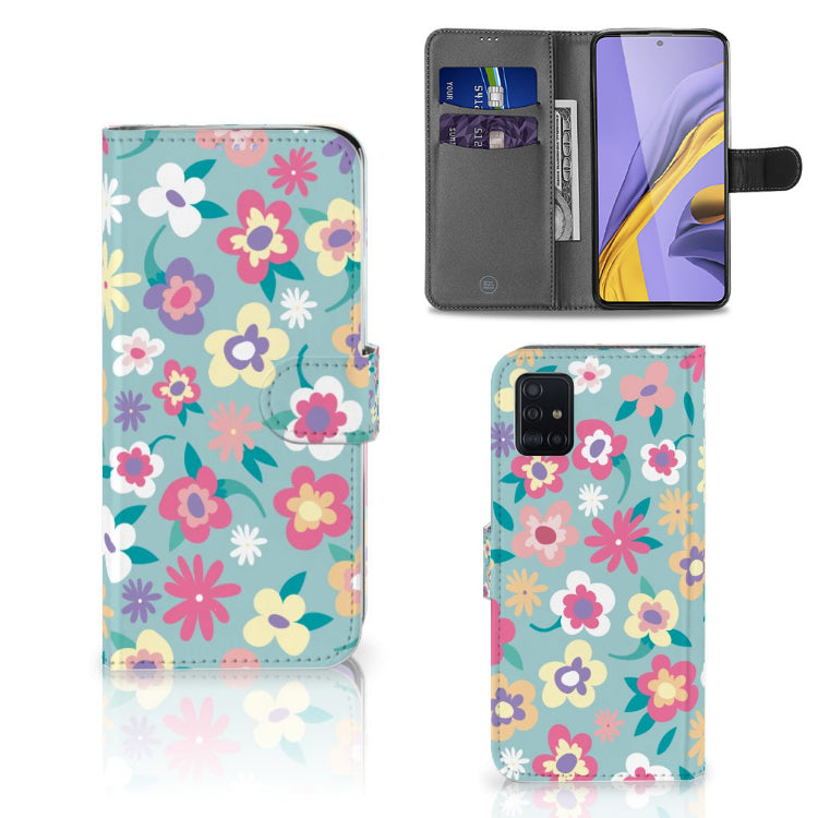 Samsung Galaxy A51 Hoesje Flower Power