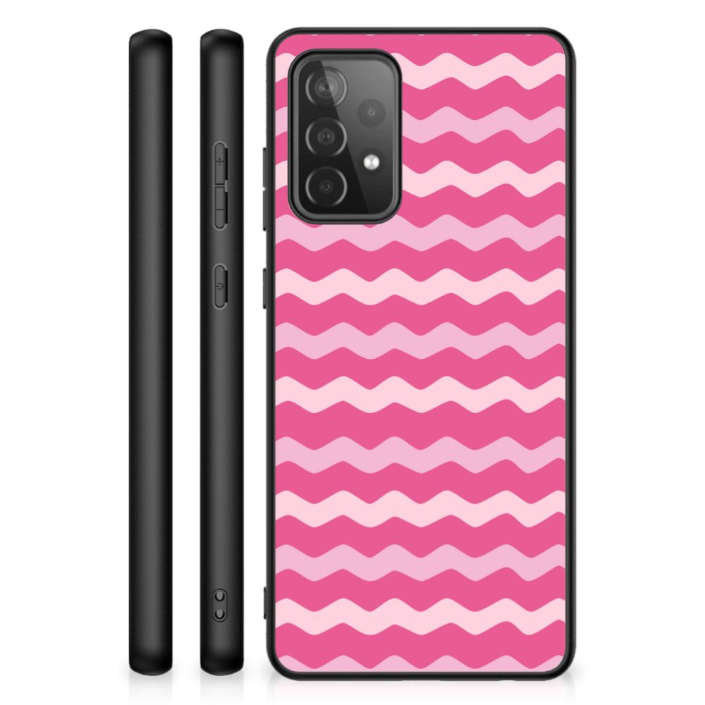 Samsung Galaxy A72 (5G/4G) Back Case Waves Pink