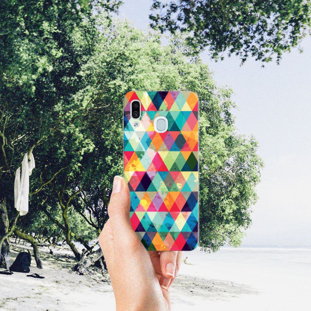 Samsung Galaxy A30 TPU bumper Geruit