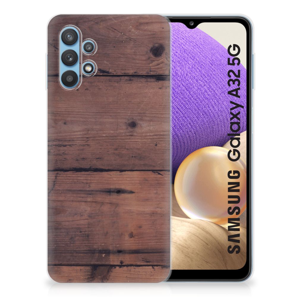 Samsung Galaxy A32 5G Bumper Hoesje Old Wood B2C Telecom