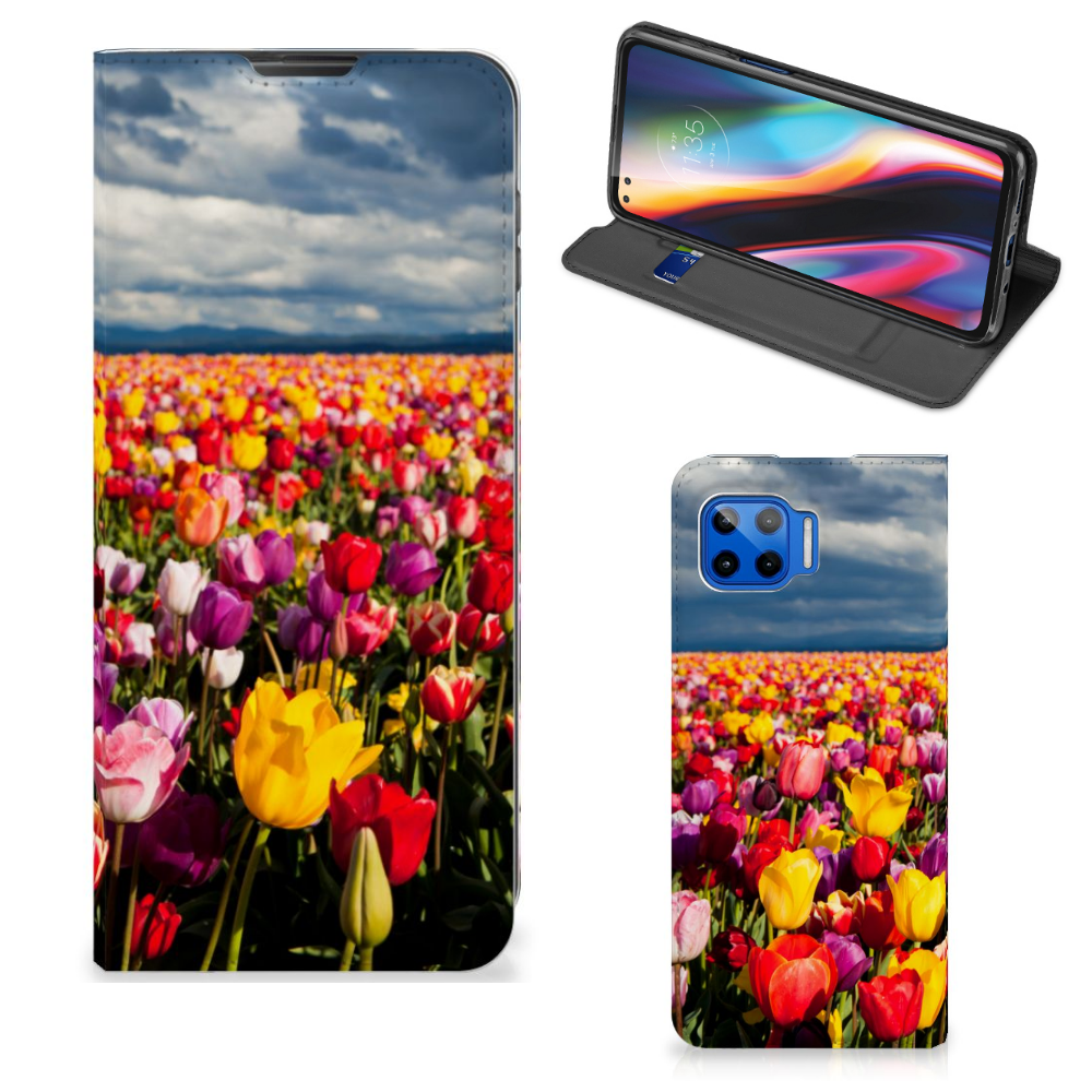 Motorola Moto G 5G Plus Smart Cover Tulpen - B2C Telecom