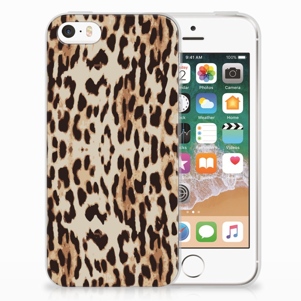 Apple iPhone SE | 5S TPU Hoesje Leopard