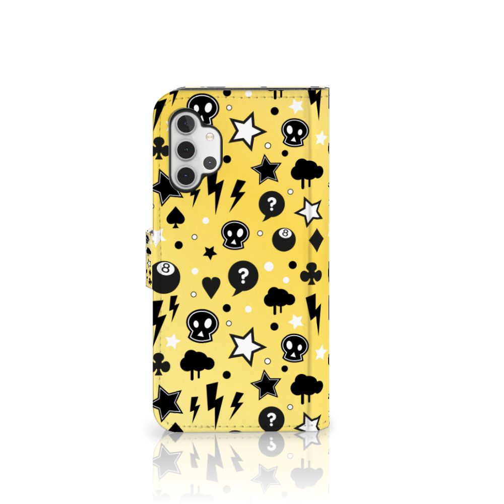 Telefoonhoesje met Naam Samsung Galaxy A32 4G Punk Geel