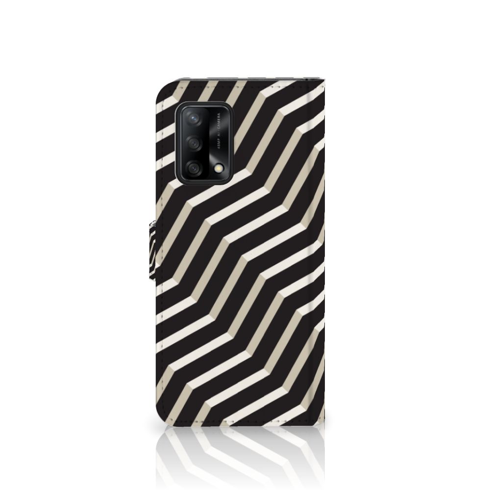 OPPO A74 4G Book Case Illusion