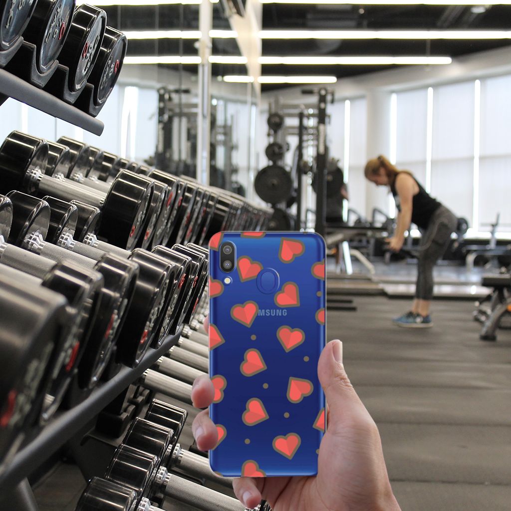 Samsung Galaxy M20 (Power) TPU bumper Hearts