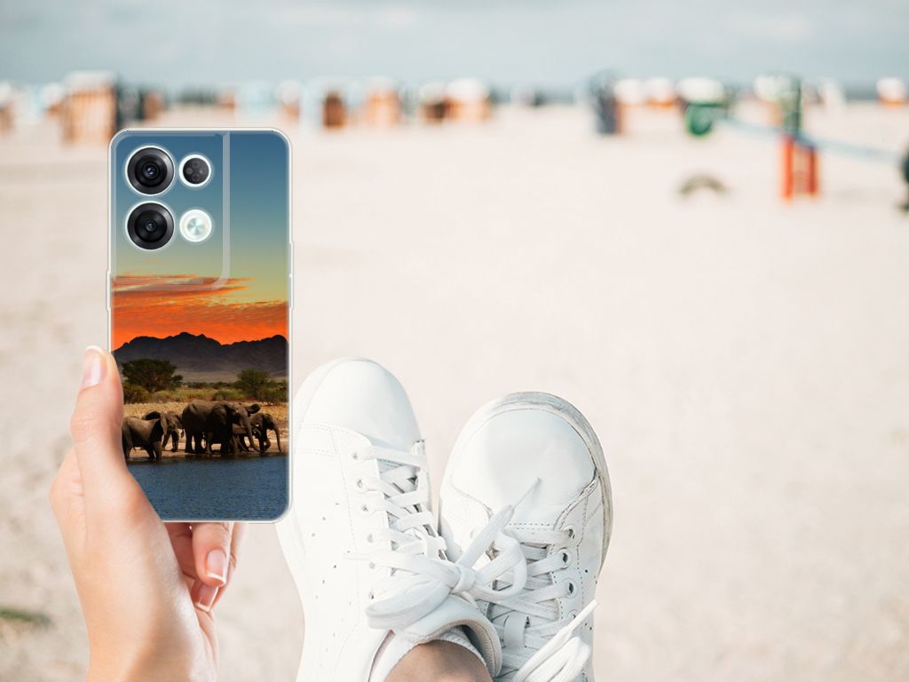 OPPO Reno8 Pro TPU Hoesje Olifanten B2C Telecom