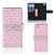 Huawei Ascend P8 Lite Portemonnee Hoesje Flowers Pink DTMP