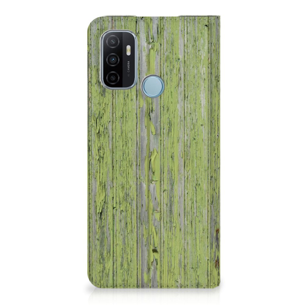 OPPO A53 | A53s Book Wallet Case Green Wood - B2C Telecom