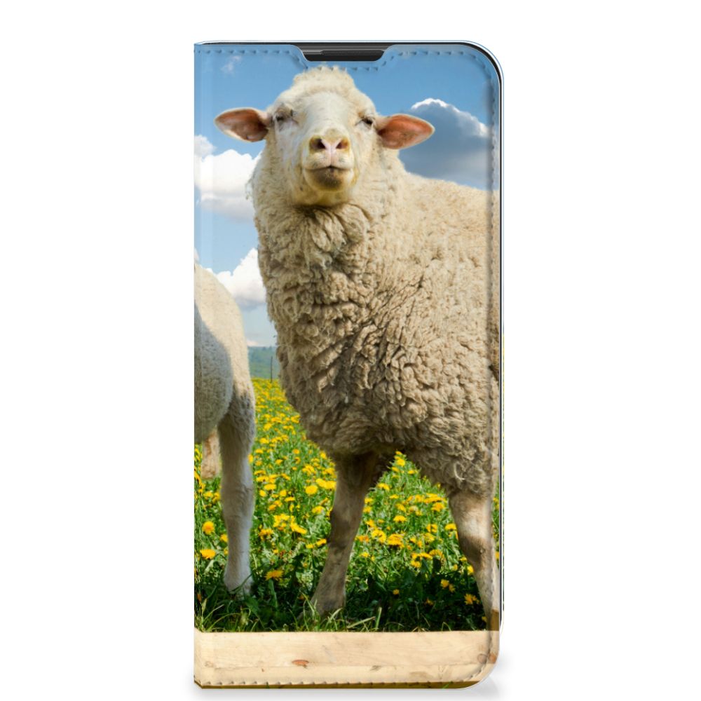 Motorola Moto G9 Play Hoesje maken Schaap en Lammetje - B2C Telecom
