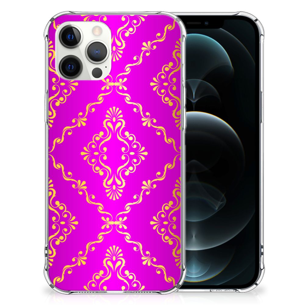 Anti Shock Case iPhone 12 Pro Max Barok Roze B2C Telecom