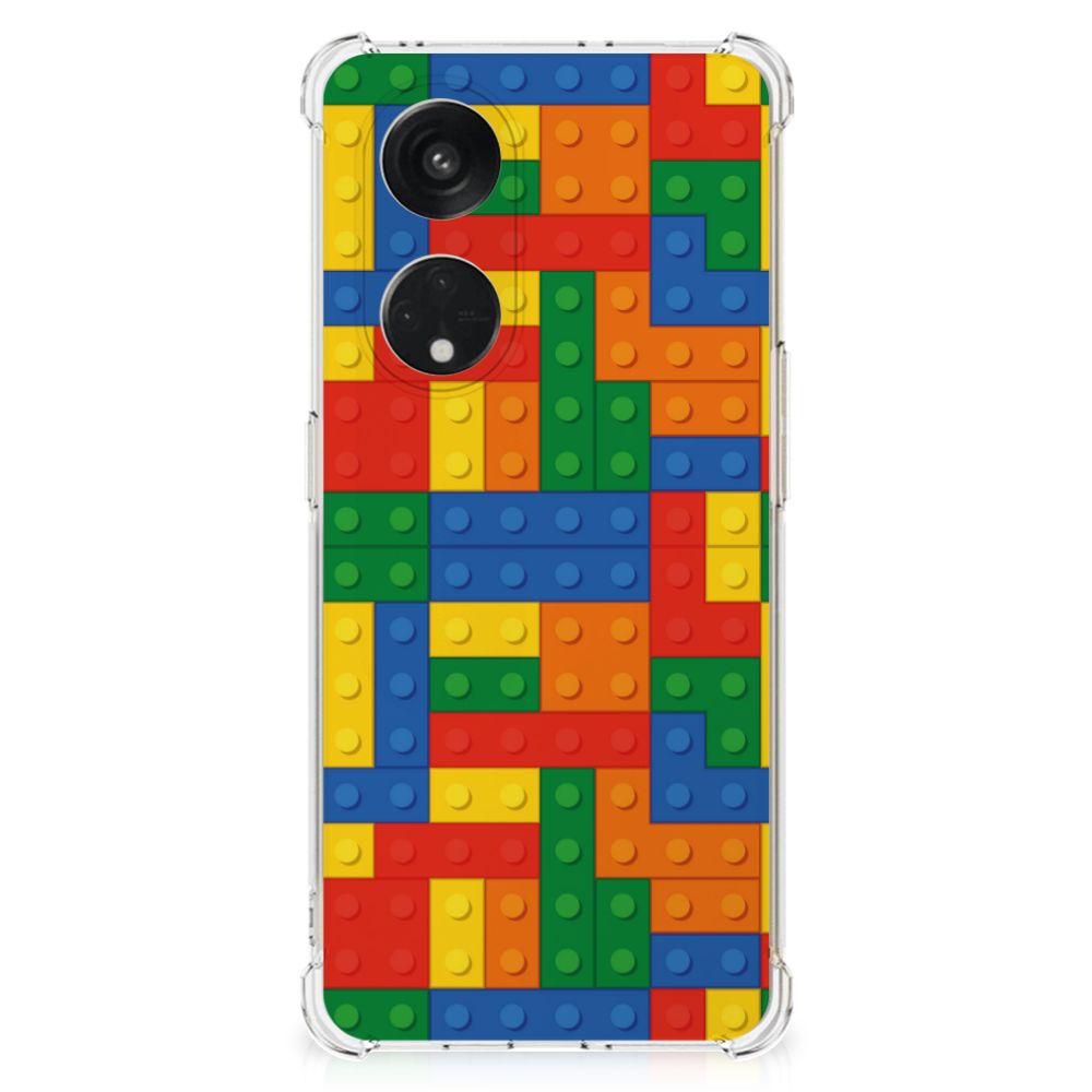 OPPO Reno8 T 5G Doorzichtige Silicone Hoesje Blokken