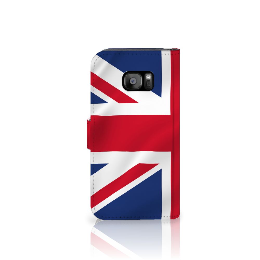 Samsung Galaxy S7 Edge Bookstyle Case Groot-Brittannië