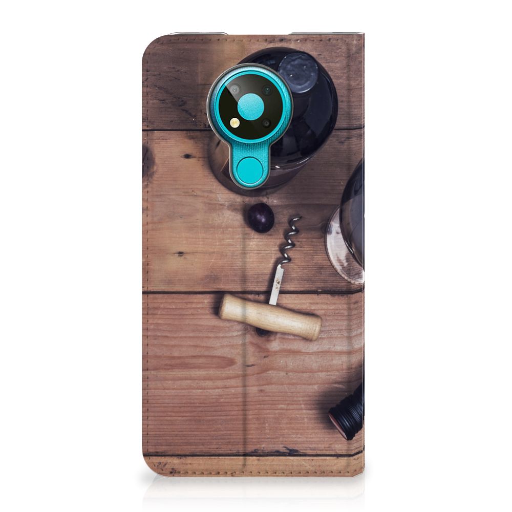 Nokia 3.4 Flip Style Cover Wijn - B2C Telecom