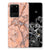 Samsung Galaxy S20 Ultra TPU Siliconen Hoesje Marmer Oranje B2C Telecom
