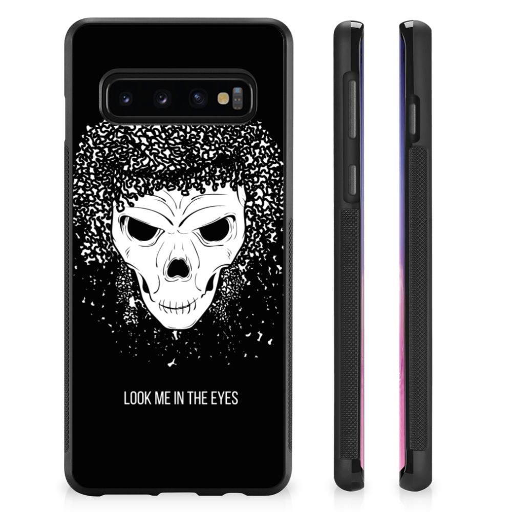 Mobiel Case Samsung Galaxy S10+ Skull Hair B2C Telecom