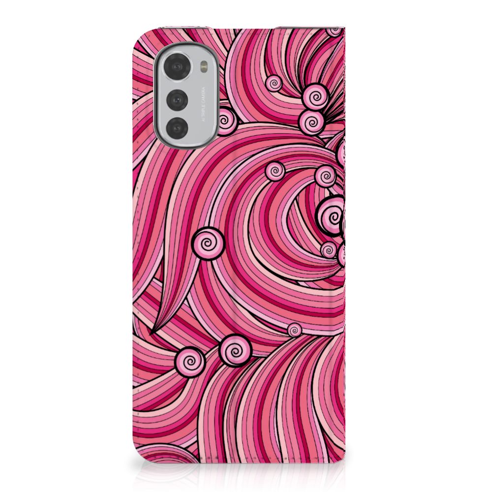Motorola Moto E32 | Moto E32s Bookcase Swirl Pink - B2C Telecom