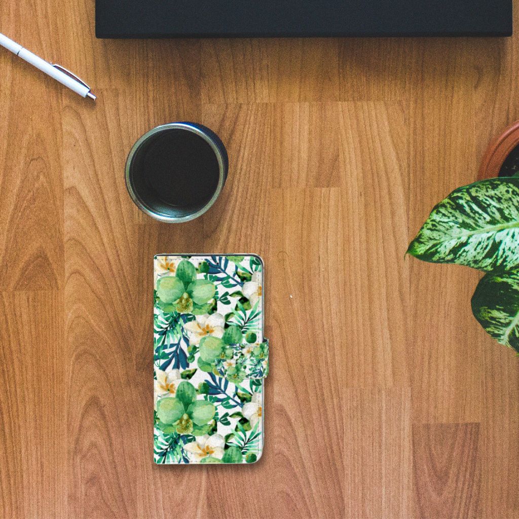 Xiaomi Mi Mix 2s Hoesje Orchidee Groen