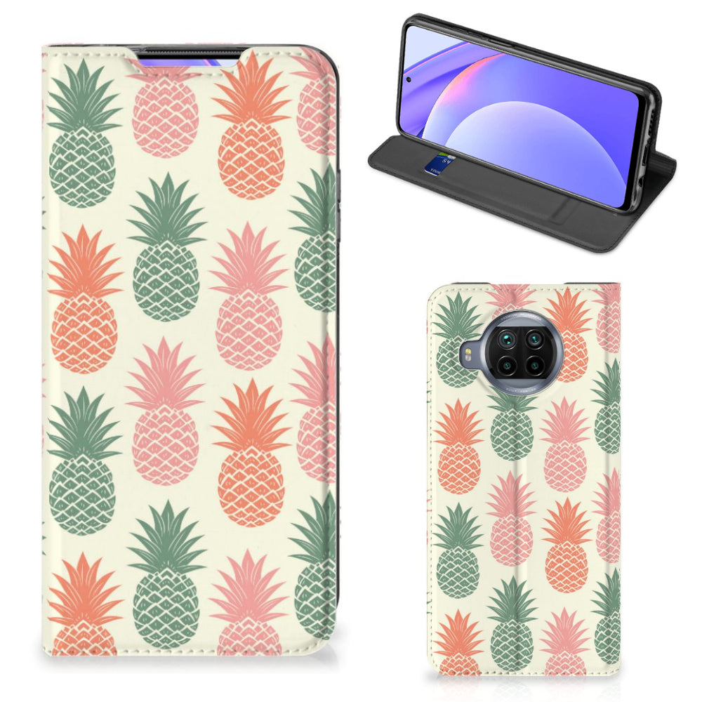 Xiaomi Mi 10T Lite Flip Style Cover Ananas