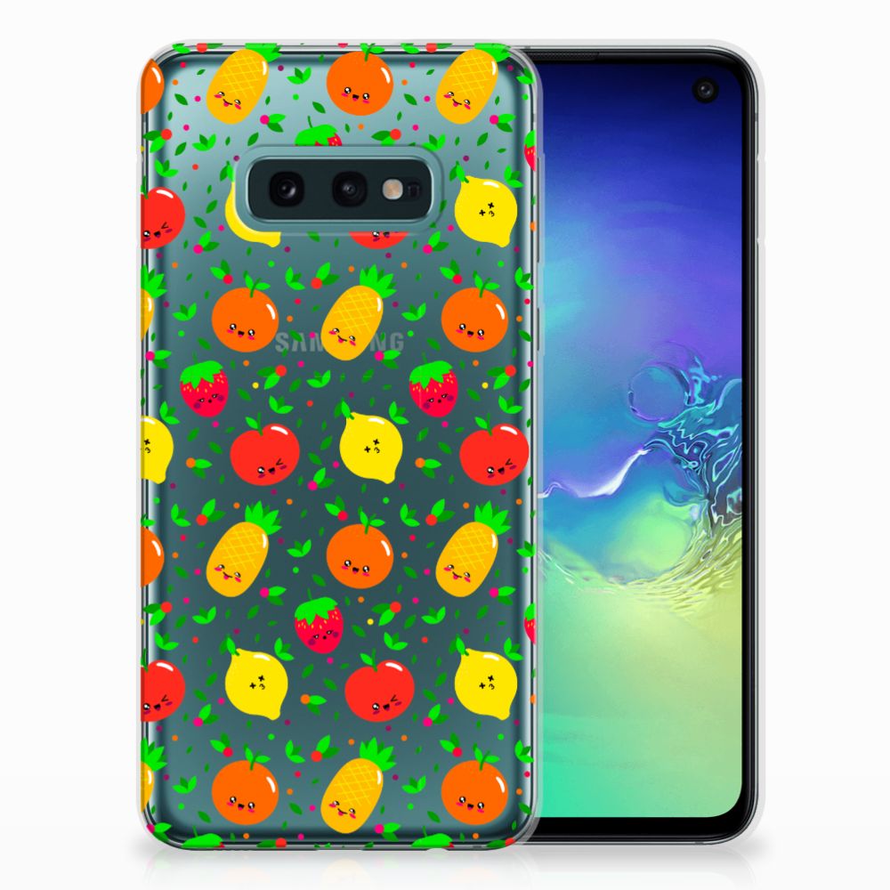 Samsung Galaxy S10e Siliconen Case Fruits