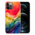 Hoesje maken iPhone 12 Pro Max Watercolor Dark B2C Telecom