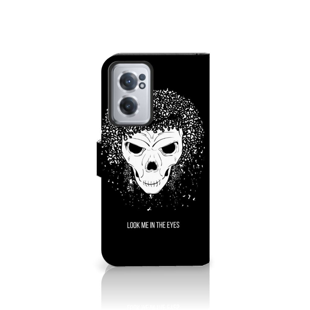 Telefoonhoesje met Naam OnePlus Nord CE 2 Skull Hair