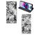 Mobiel BookCase Motorola Moto G100 Skulls Angel