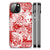 Telefoonhoesje Apple iPhone 13/14 Angel Skull Rood