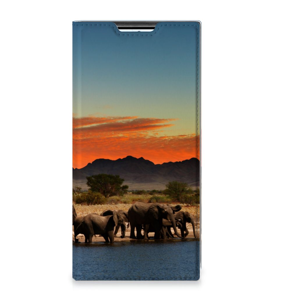 Samsung Galaxy S22 Ultra Hoesje maken Olifanten - B2C Telecom