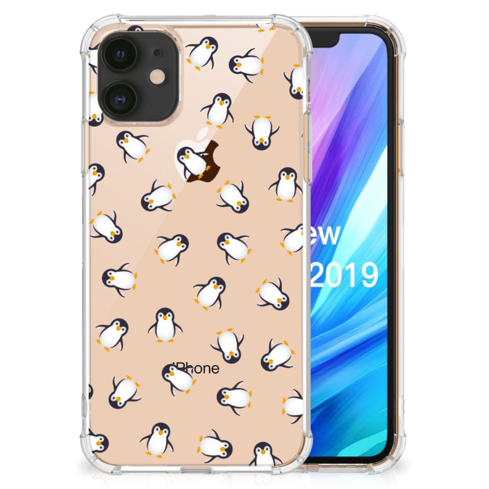Doorzichtige Silicone Hoesje voor Apple iPhone 11 Pinguïn B2C Telecom