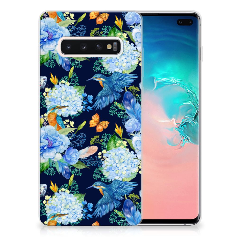 TPU Hoesje voor Samsung Galaxy S10 Plus IJsvogel