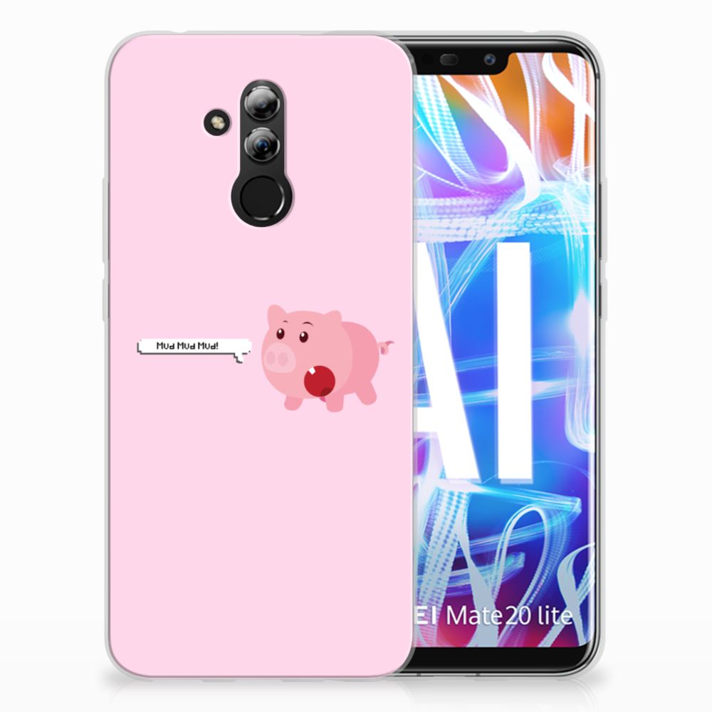 Huawei Mate 20 Lite Telefoonhoesje met Naam Pig Mud