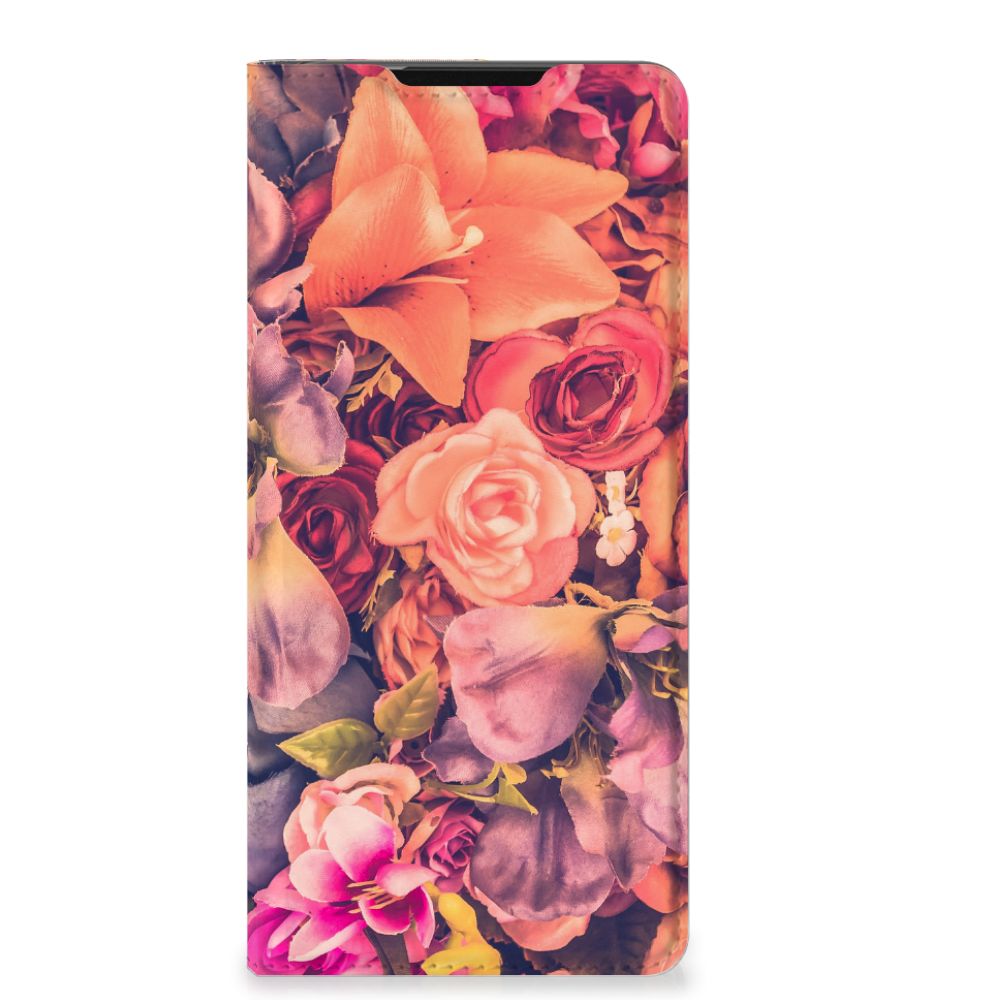 Samsung Galaxy S21 Ultra Smart Cover Bosje Bloemen - B2C Telecom