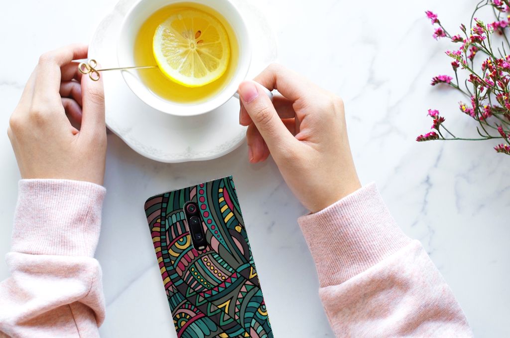 Xiaomi Redmi K20 Pro Hoesje met Magneet Aztec - B2C Telecom