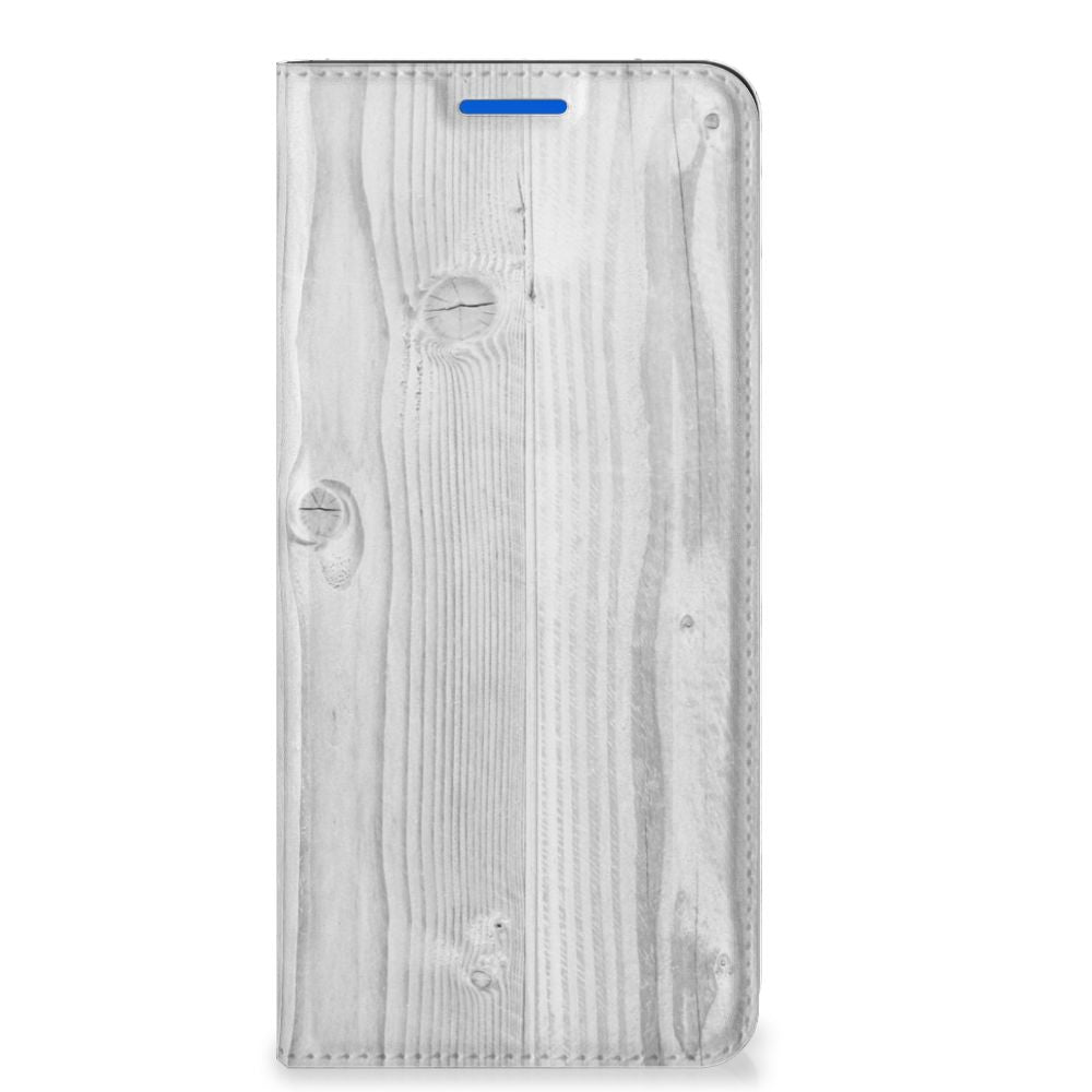 OPPO Reno6 5G Book Wallet Case White Wood